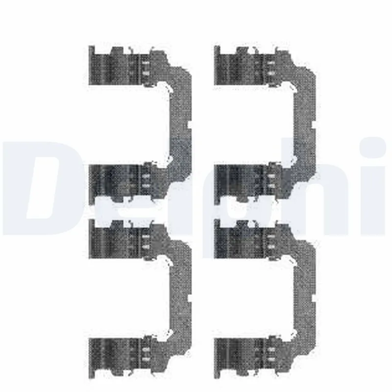Compre Kit de molas de fixação de sapatas de disco dianteiras Nissan Patrol 