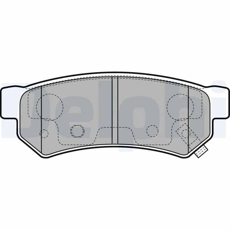 Sapatas do freio traseiras de disco para Chevrolet Spark (Matiz) M300