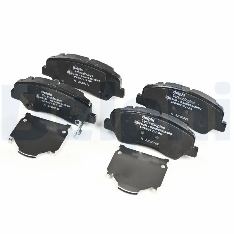 Sapatas do freio dianteiras de disco Delphi LP2497 preço, a partir de 32,69 USD