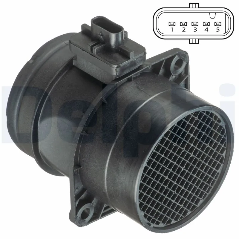Sensor de fluxo (consumo) de ar, medidor de consumo M.A.F. - (Mass Airflow) Volkswagen Golf 6 5K1
