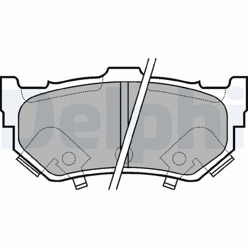 Sapatas do freio traseiras de disco Suzuki Swift II AH, AJ