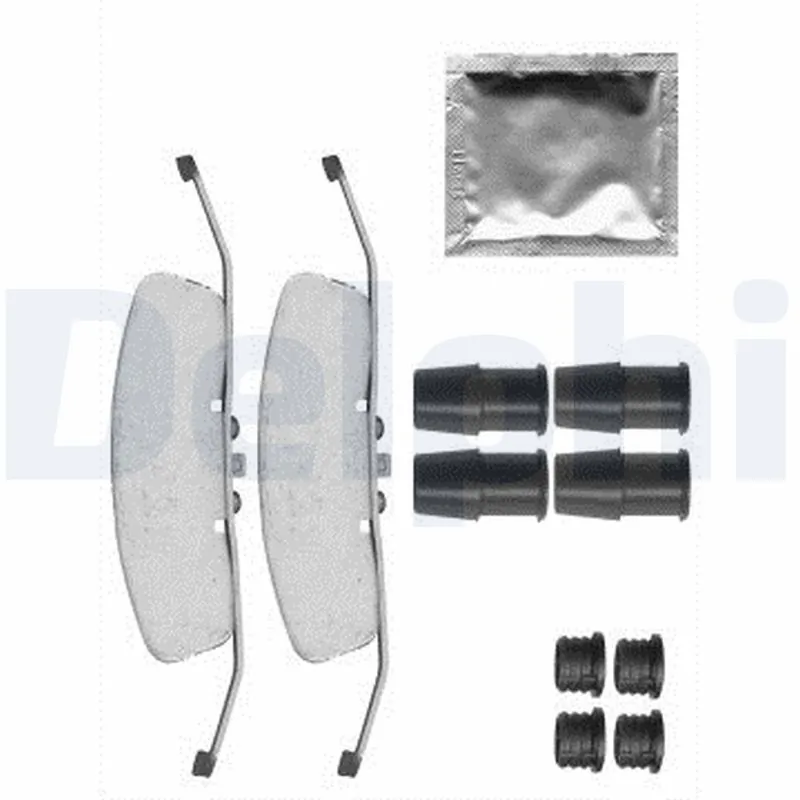  Kit de molas de fixação de sapatas de disco dianteiras Audi TT coupé (8J3) (2006 - 2014) 