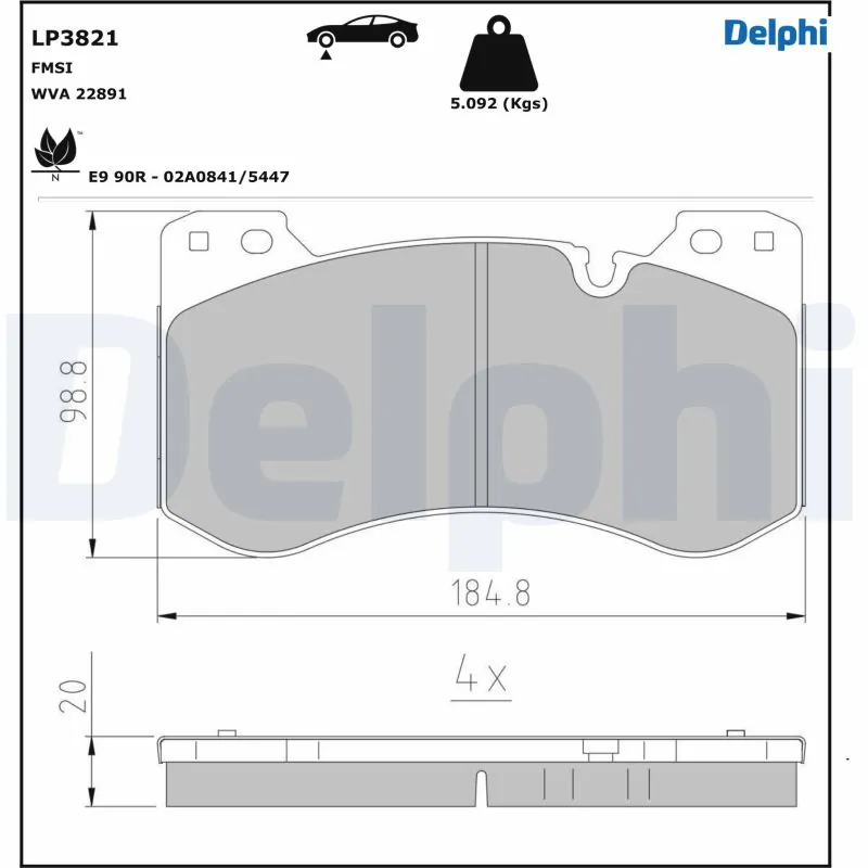 LP3821 Delphi