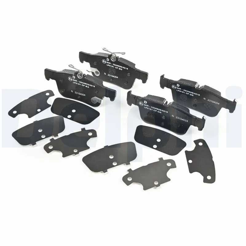 Sapatas do freio traseiras de disco Delphi LP3151 preço, a partir de 31,27 USD