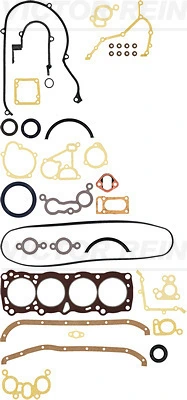 Kit de vedantes de motor completo Nissan Sunny I B11