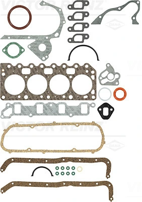 Kit de vedantes de motor completo para Ford Fiesta GFJ