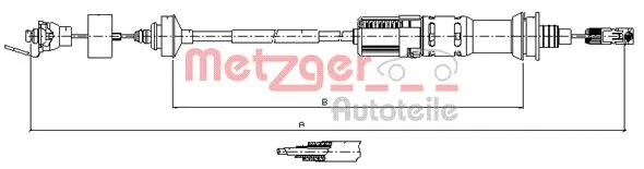 Cabo de embraiagem Peugeot Expert  224