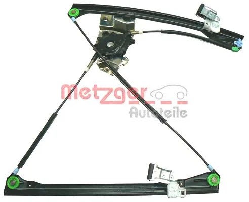 Mecanismo de acionamento de vidro da porta dianteira direita Volkswagen Polo III 6N1