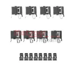 Kit de molas de fixação de sapatas de disco dianteiras Peugeot 307  3A, 3C