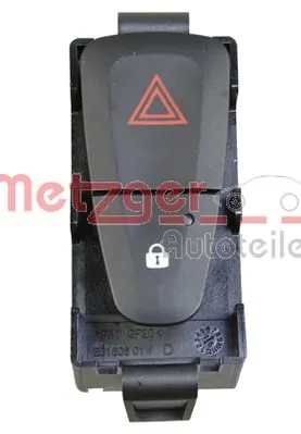 0916593 Metzger Botão de ativação do sinal de emergência