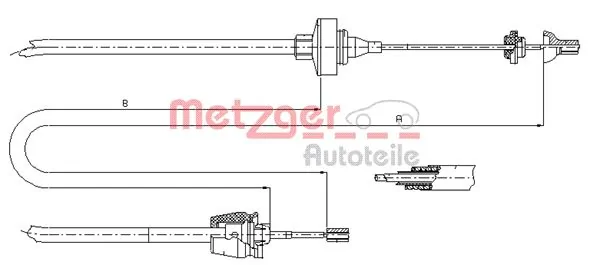7700823050 Renault (RVI) Cabo de embraiagem