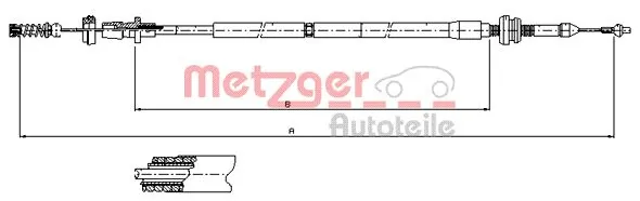 Cabo/pedal de gás (de acelerador) para Skoda Octavia 1U2