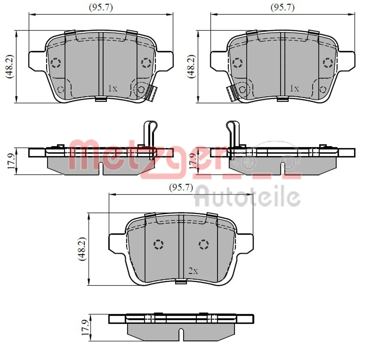 Compre 77366595 Fiat/Alfa/Lancia Sapatas do freio traseiras de disco