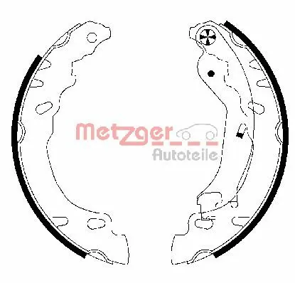 Compre 77362615 Fiat/Alfa/Lancia Sapatas do freio traseiras de tambor