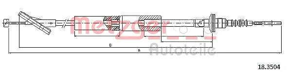 2002581 Beca Cables Cabo de embraiagem