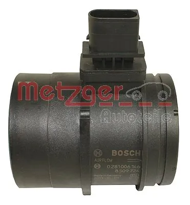  Sensor de fluxo (consumo) de ar, medidor de consumo M.A.F. - (Mass Airflow) BMW 1 hatchback (E81) (2006 - 2012) 