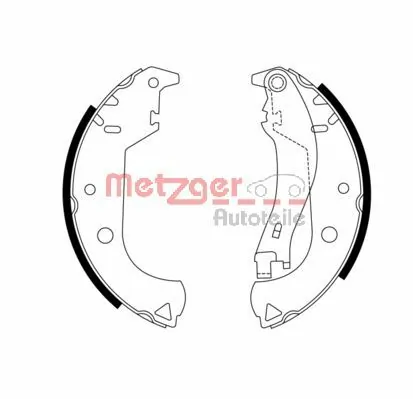 Sapatas do freio traseiras de tambor Chrysler 68318442AA preço, a partir de 25,47 USD
