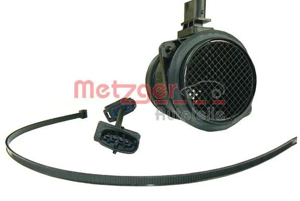 0890216 Metzger Sensor de fluxo (consumo) de ar, medidor de consumo M.A.F. - (Mass Airflow)