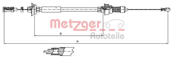 Cabo/pedal de gás (de acelerador) para Citroen Jumper  230L