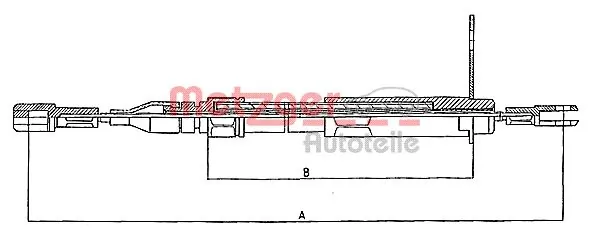 Cabo traseiro direito/esquerdo do freio de estacionamento Beca Cables 2001353 preço, a partir de 18,85 USD