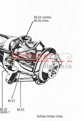 Braço oscilante superior esquerdo/direito de suspensão traseira 05099785AA Chrysler