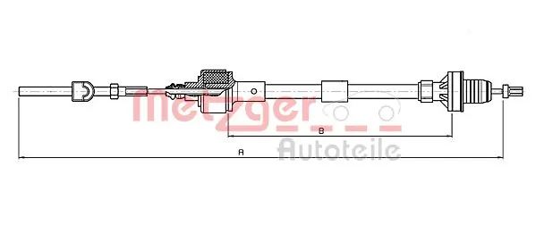Cabo de embraiagem General Motors 90522447 preço, a partir de 11,74 USD
