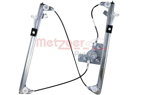 9826076380 Peugeot/Citroen Mecanismo de acionamento de vidro da porta dianteira esquerda