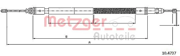Cabo traseiro direito/esquerdo do freio de estacionamento Fiat/Alfa/Lancia 1440125280 preço, a partir de 24,66 USD