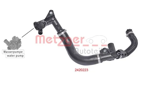Mangueira (cano derivado) do sistema de esfriamento para Peugeot 301  