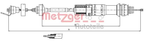 Cabo de embraiagem para Citroen Berlingo  M