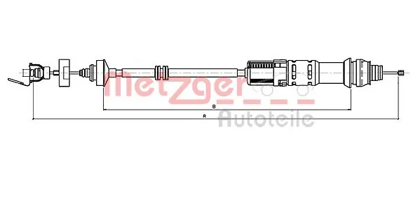 Cabo de embraiagem Beca Cables 2001361 preço, a partir de 24,44 USD