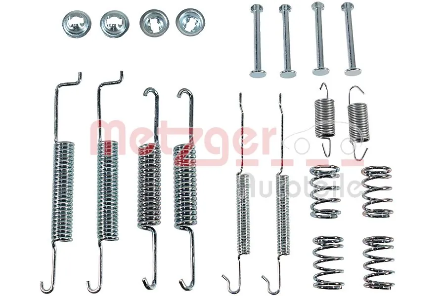 Kit de montagem das sapatas traseiras de tambor para Audi 80 B3 89, 89Q, 8A