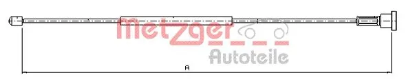  Cabo do freio de estacionamento traseiro direito Opel Corsa C hatchback (F08, F68) (2000 - 2006) C