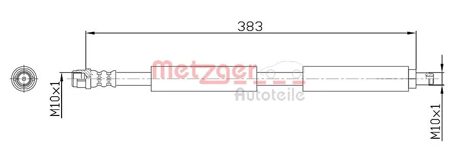 Mangueira do freio dianteira Mercedes E preço, a partir de 14,11 USD