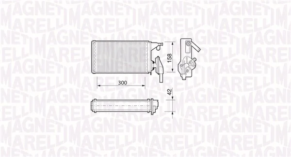 Compre Radiador de forno (de aquecedor) Iveco Daily 