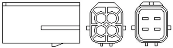 Sonda lambda, sensor de oxigênio depois de catalisador Magneti Marelli OSM055