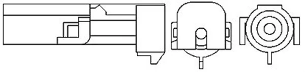 Sonda lambda, sensor de oxigênio até o catalisador NGK 91106