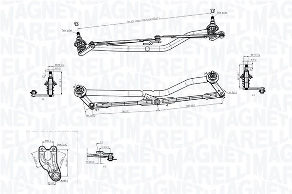 05SKV247 PLUS AFTERMARKET Trapézio de limpador pára-brisas
