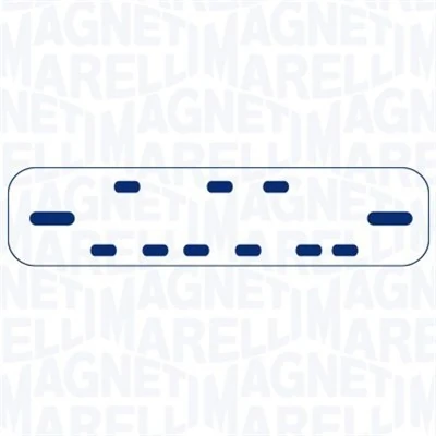 350103404000 Magneti Marelli Mecanismo de acionamento de vidro da porta dianteira direita
