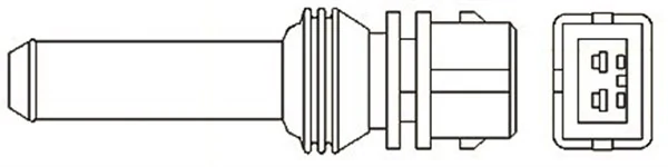 Sonda lambda, sensor de oxigênio Audi 80 B3 89, 89Q, 8A