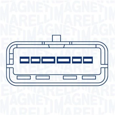 350103177300 Magneti Marelli Motor de acionamento de vidro da porta dianteira esquerda