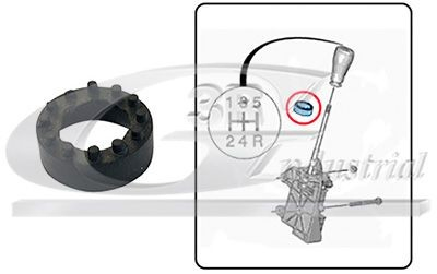 1634738080 Peugeot/Citroen Bucha do mecanismo de mudança (de ligação)