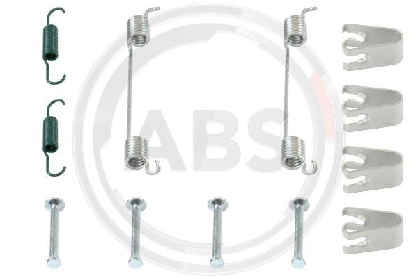 Kit de montagem das sapatas traseiras de tambor para Volkswagen Polo VI AW1, BZ1, AE1