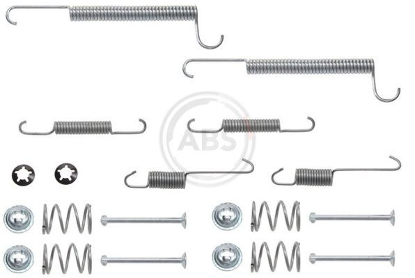 Kit de montagem das sapatas traseiras de tambor Opel Combo A 