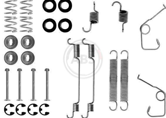 Kit de montagem das sapatas traseiras de tambor para Ford Transit IV E