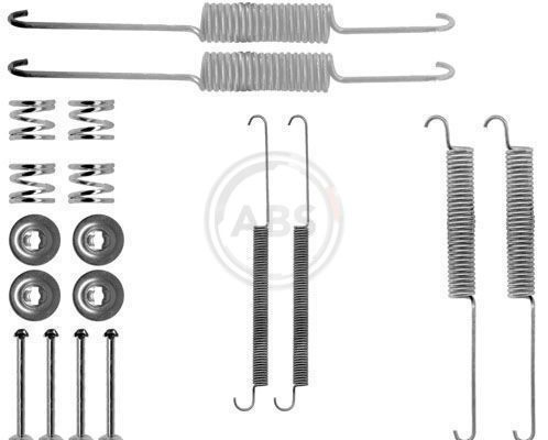 Kit de montagem das sapatas traseiras de tambor para Isuzu Trooper  UBS