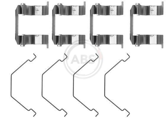Kit de molas de fixação de sapatas de disco dianteiras Mazda 626 IV GE