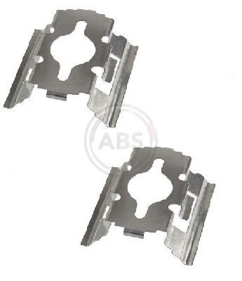 Kit de molas de fixação de sapatas de disco dianteiras 7551600 Fiat/Alfa/Lancia