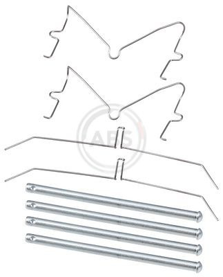Kit de molas de fixação de sapatas de disco dianteiras Toyota Land Cruiser  J200