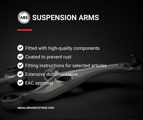 Braço oscilante inferior esquerdo de suspensão dianteira ABS 210453 preço, a partir de 111,32 USD
